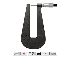 Микрометры МЛ 25 листовые для измерения толщины плит Vogel