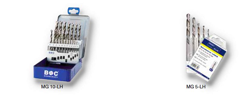 Наборы сверел HSS левых серии 1129 Bohrcraft