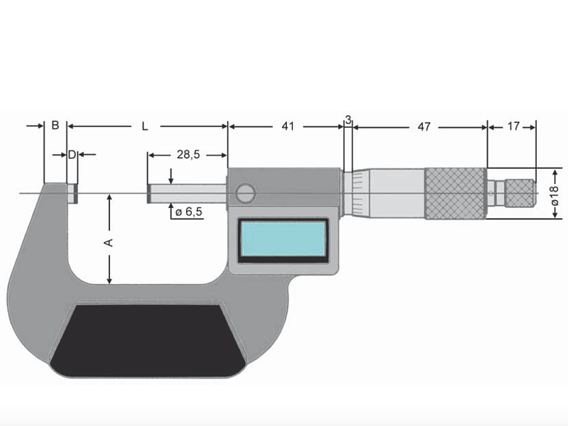 Микрометры МКЦ 25 - 75 IP 54 Vogel