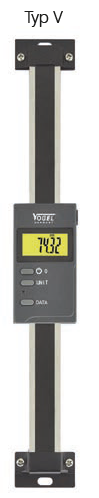 Цифровые линейки 150 - 1000 IP 67 вертикальные Vogel