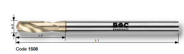 Наборы сверел  ∅ 1,0-13,0  HSSE ZRN+ для HARDOX 1508 Bohrcraft