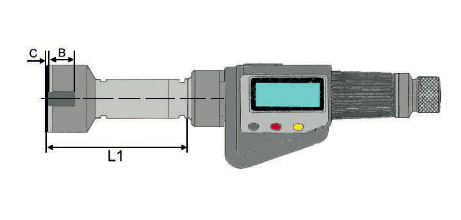 Нутромеры 6-8 / 87-100 цифровые по 3-м точкам Vogel