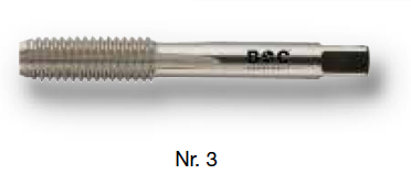 Метчики М1-М52 HSS №1, №2, №3 серия 4100 Bohrcraft
