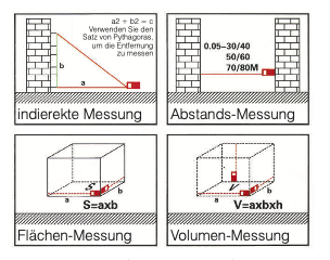 Дальномер 0,5 - 100 м с лазерной точкой Vogel