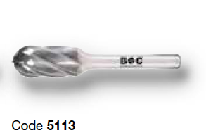 Борфрезы тв. спл. сфероцилиндрические  Bohrcraft