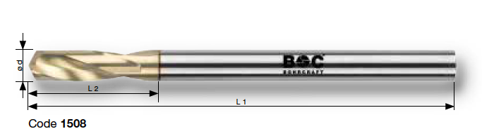 Сверла ∅ 1,0-13,0 HSSE  ZRN+ для HARDOX 1508 Bohrcraft