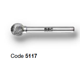 Борфрезы тв. спл. сферические  Bohrcraft