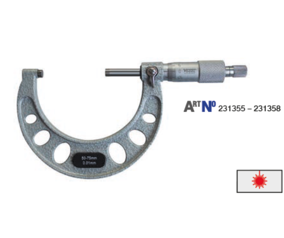 Микрометры  МК 25 с анодированием  Vogel