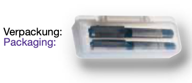 Метчики MF3-MF63 HSS к-т 2 шт серия 4101 Bohrcraft