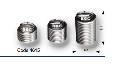Вставки для ремонта свечной резьбы Bohrcraft
