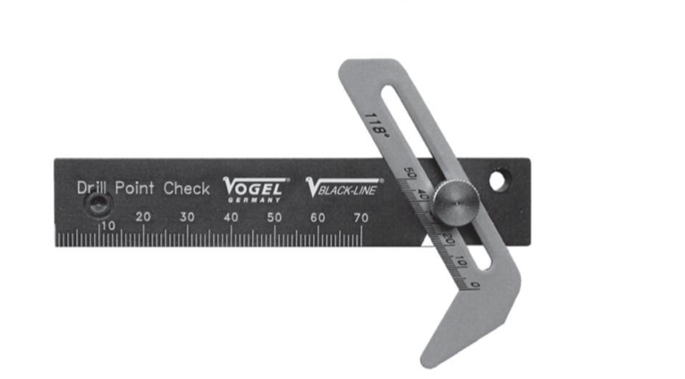 Шаблон контроля углов 60-160 заточки универсальный Vogel